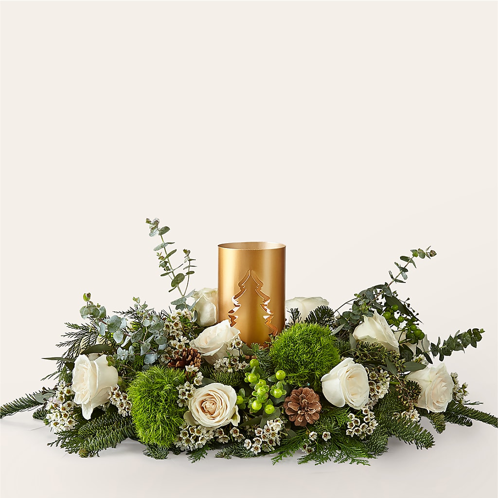 Chestnuts Roasting Centerpiece – Golden Gate Flowers, Naples FL