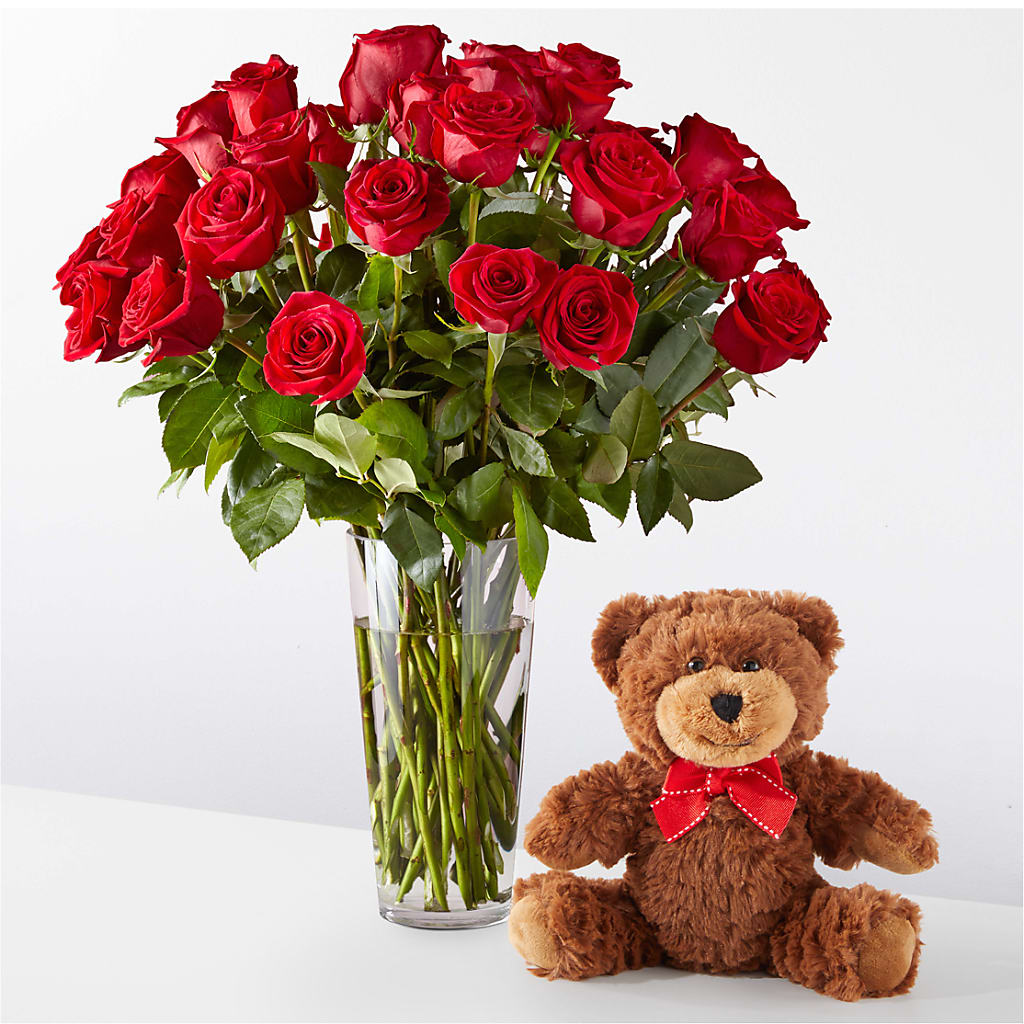 Romantic Long Stem Red Rose Bouquet Bundles – Golden Gate Flowers, Naples FL