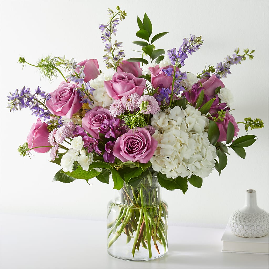 Violet Caress Bouquet – Golden Gate Flowers, Naples FL