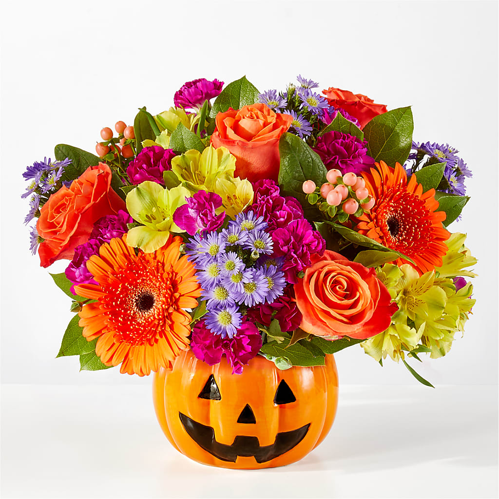 Tricks & Treats Pumpkin – Golden Gate Flowers, Naples FL