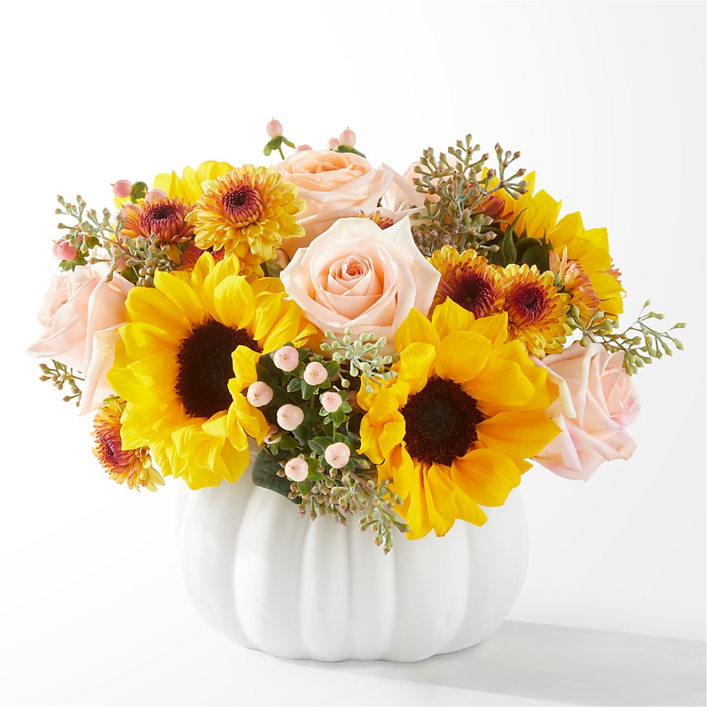 Pumpkin to Talk About Bouquet – Golden Gate Flowers, Naples FL