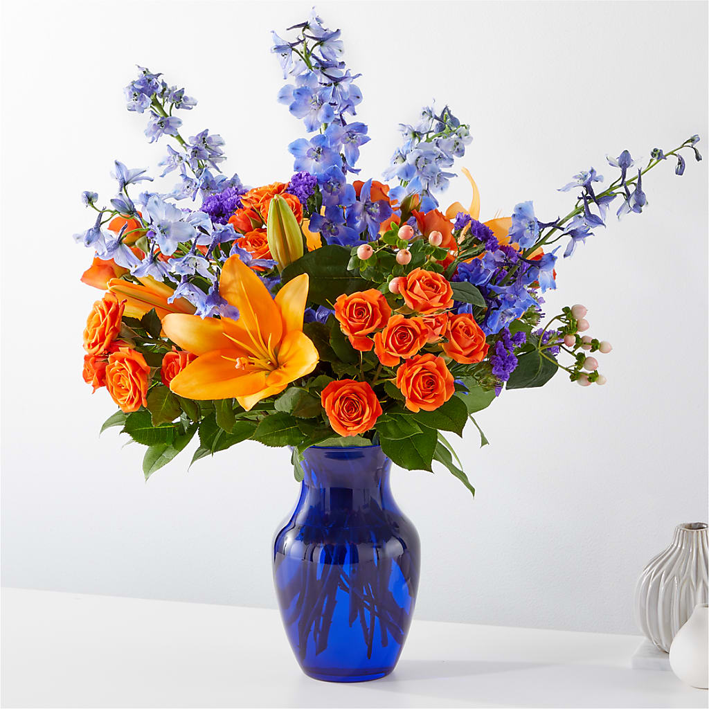 Radiant Citrus Bouquet – Golden Gate Flowers, Naples FL