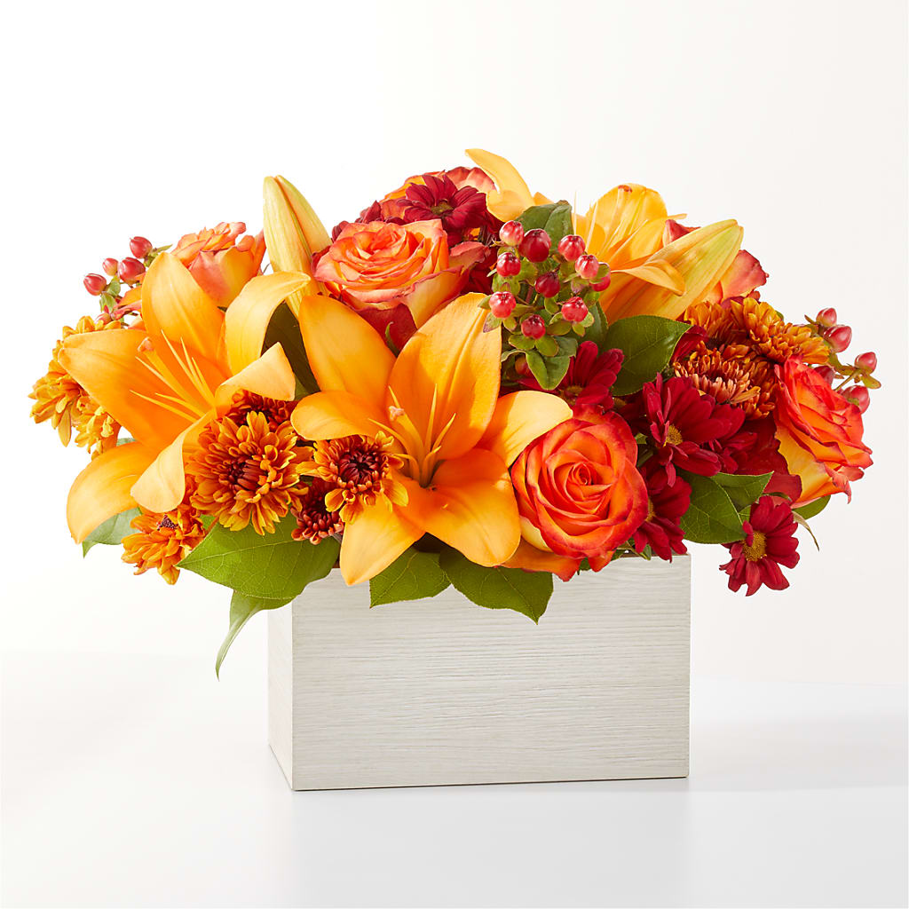 Backyard Bonfire Bouquet – Golden Gate Flowers, Naples FL