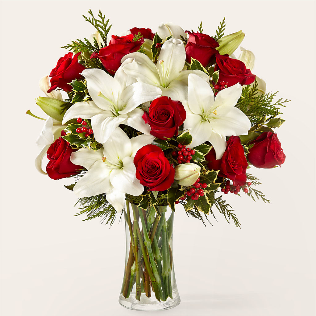 Sparkling Snowflakes Bouquet – Golden Gate Flowers, Naples FL
