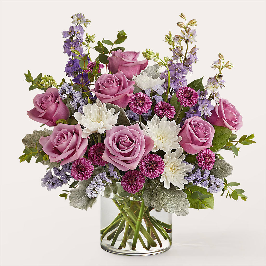 Violet Frost Bouquet – Golden Gate Flowers, Naples FL
