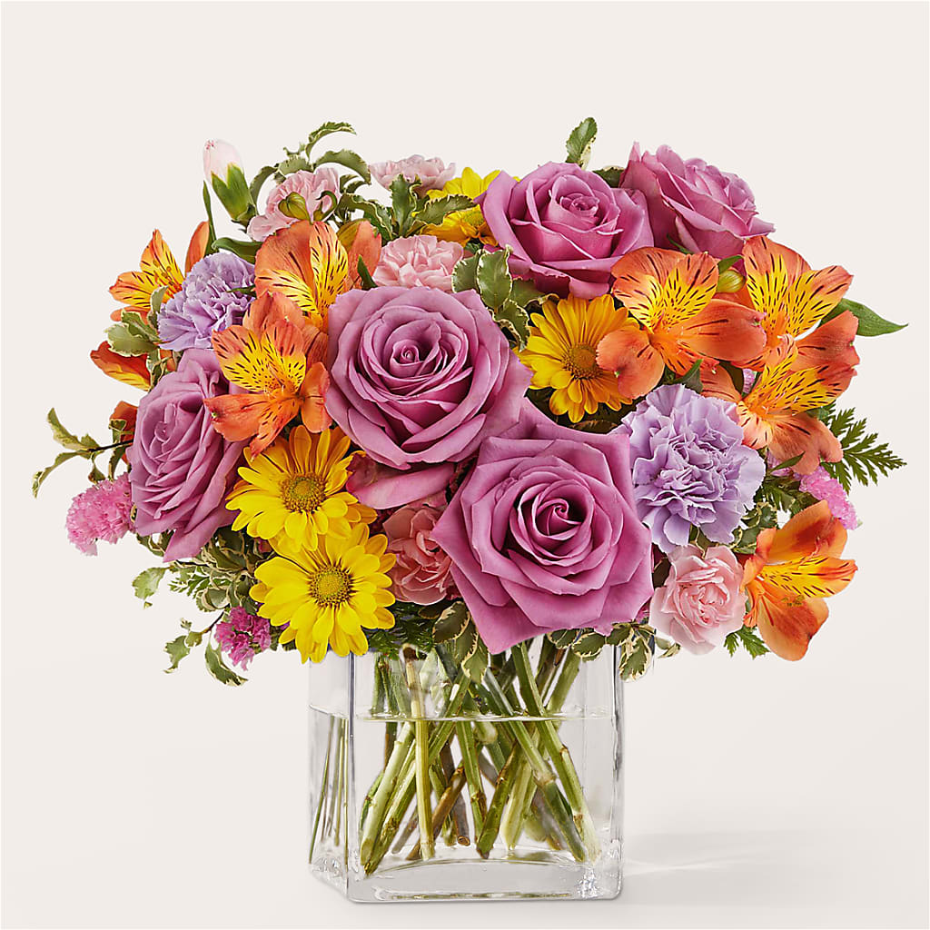 Shades of Happiness Bouquet – Golden Gate Flowers, Naples FL