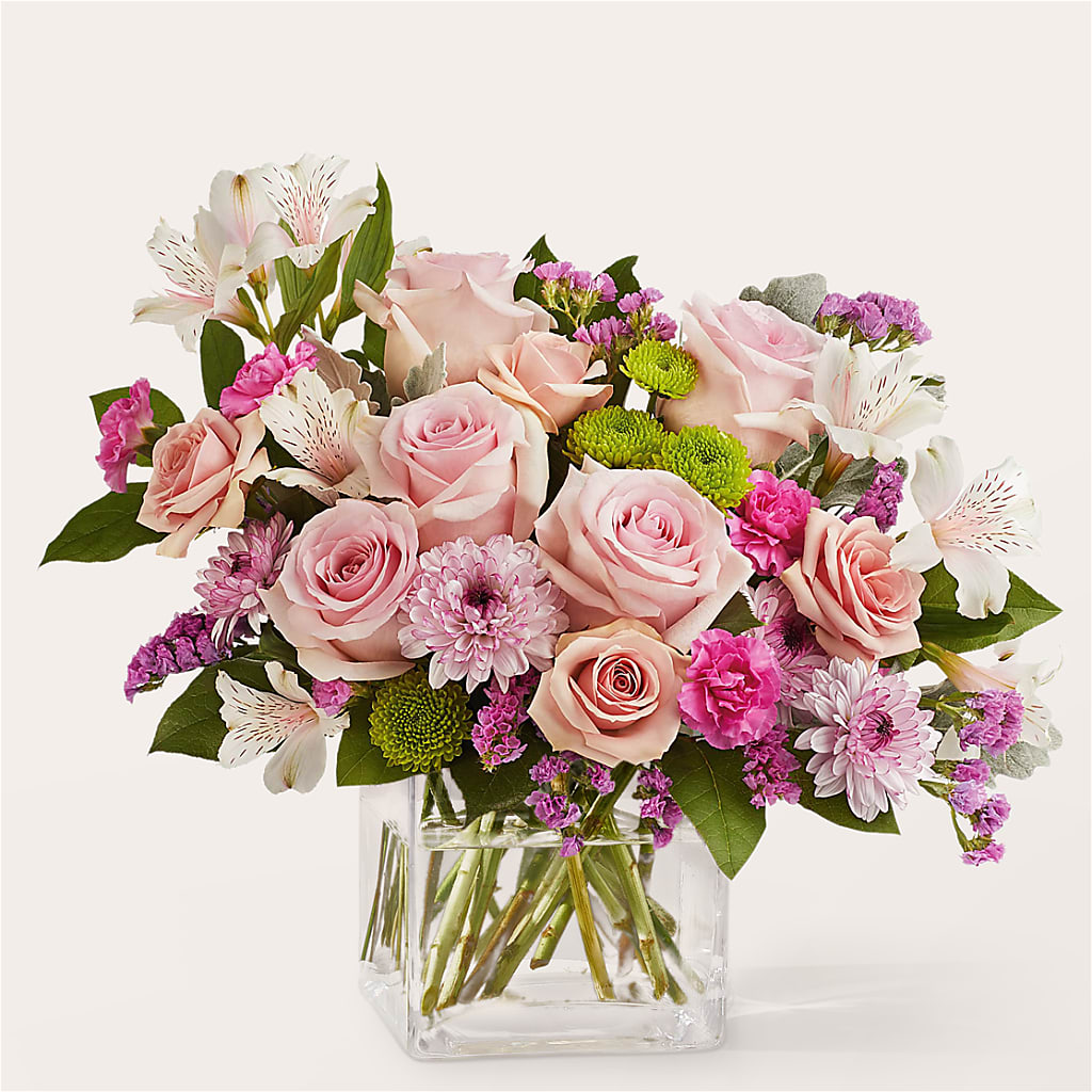 Pink Suede Bouquet – Golden Gate Flowers, Naples FL