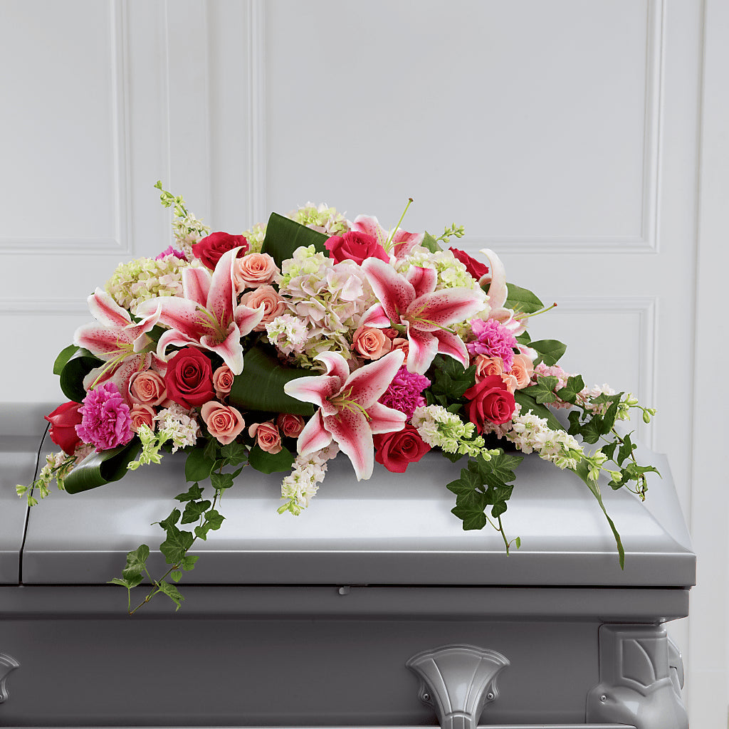 Splendid Grace Casket Spray – Golden Gate Flowers, Naples FL