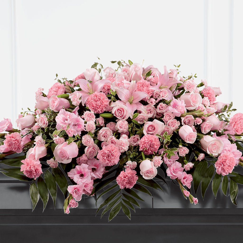 Garden of Comfort Casket Spray (Standard) – Golden Gate Flowers, Naples FL