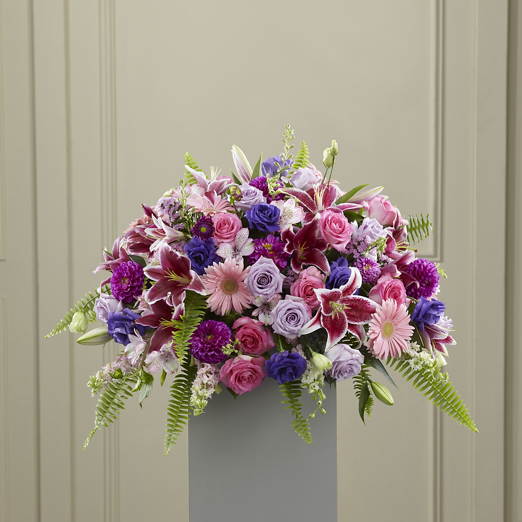 Fare Thee Well Pedestal – Golden Gate Flowers, Naples FL