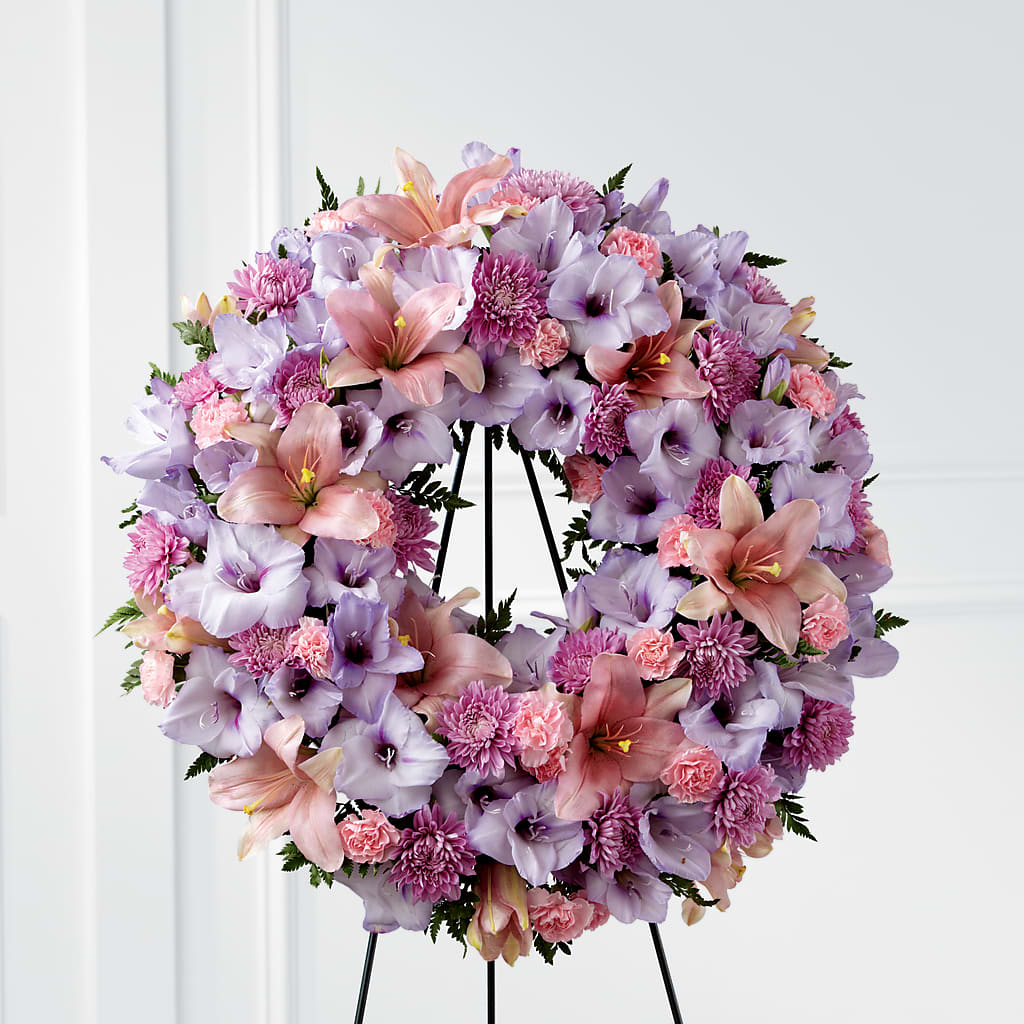 Beloved Friend Wreath – Golden Gate Flowers, Naples FL