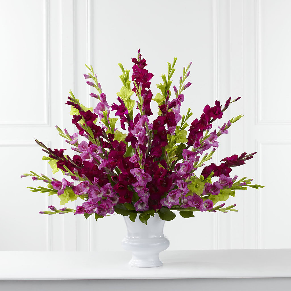 Solemn Offering Arrangement – Golden Gate Flowers, Naples FL
