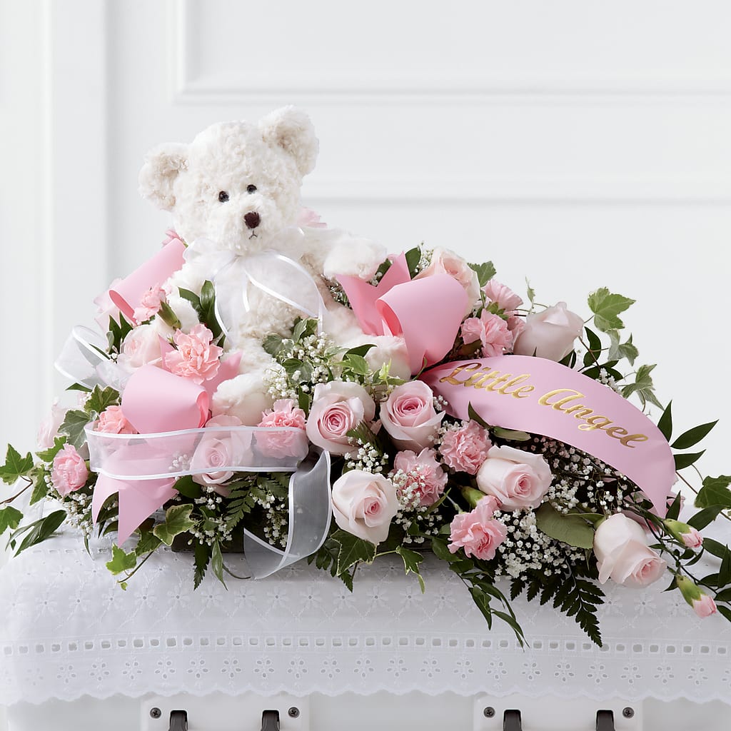 Touch of Sympathy Casket Spray – Golden Gate Flowers, Naples FL
