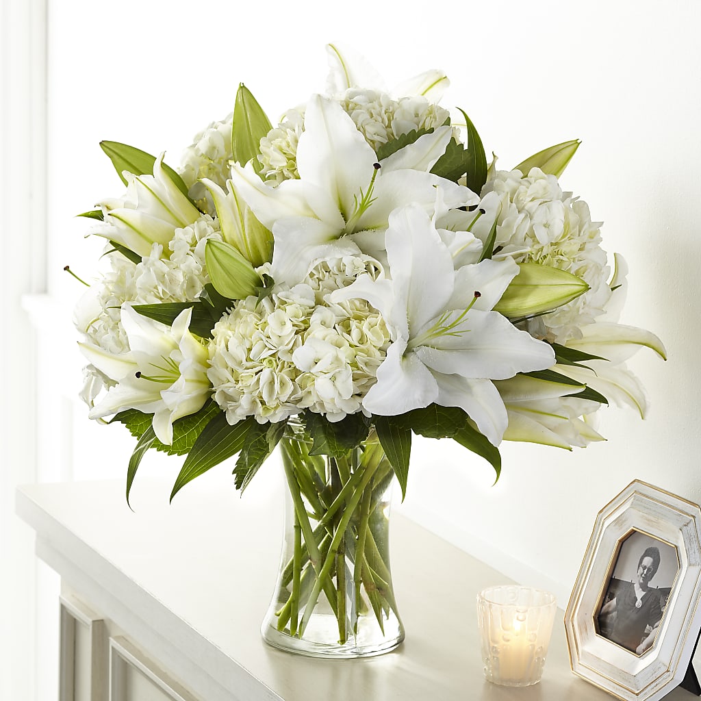 Compassionate Lily Bouquet – Golden Gate Flowers, Naples FL