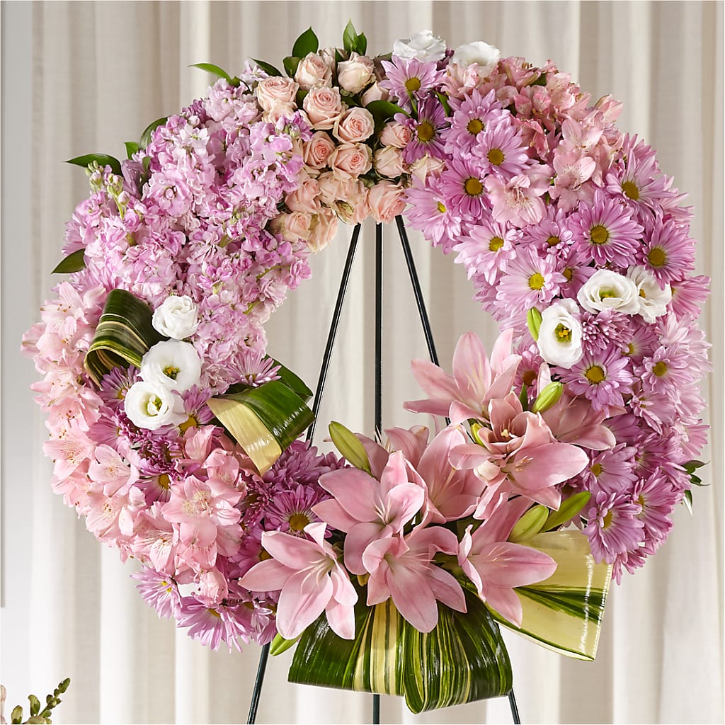 Gift of Warmth Wreath – Golden Gate Flowers, Naples FL