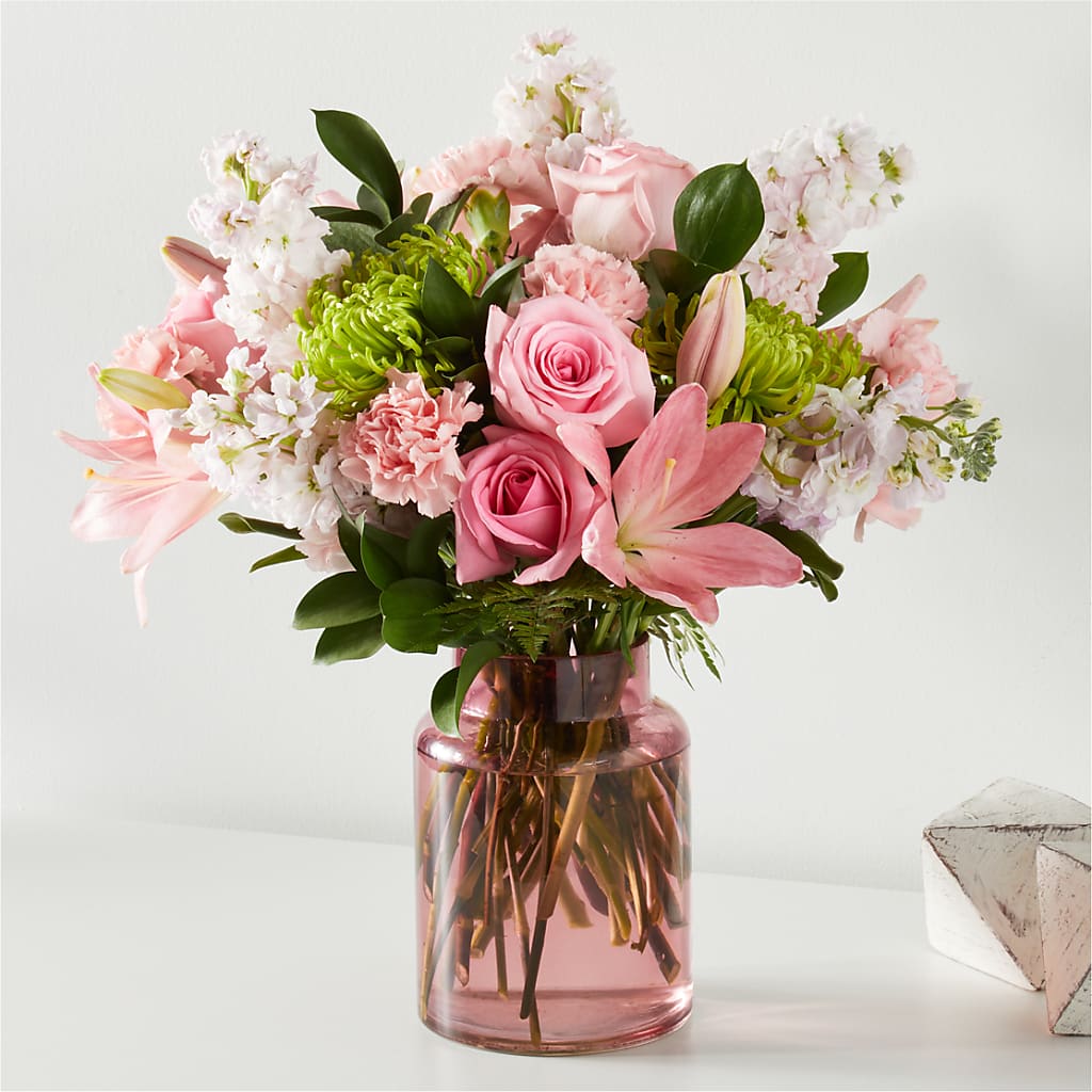 Pretty in Pink Bouquet – Golden Gate Flowers, Naples FL