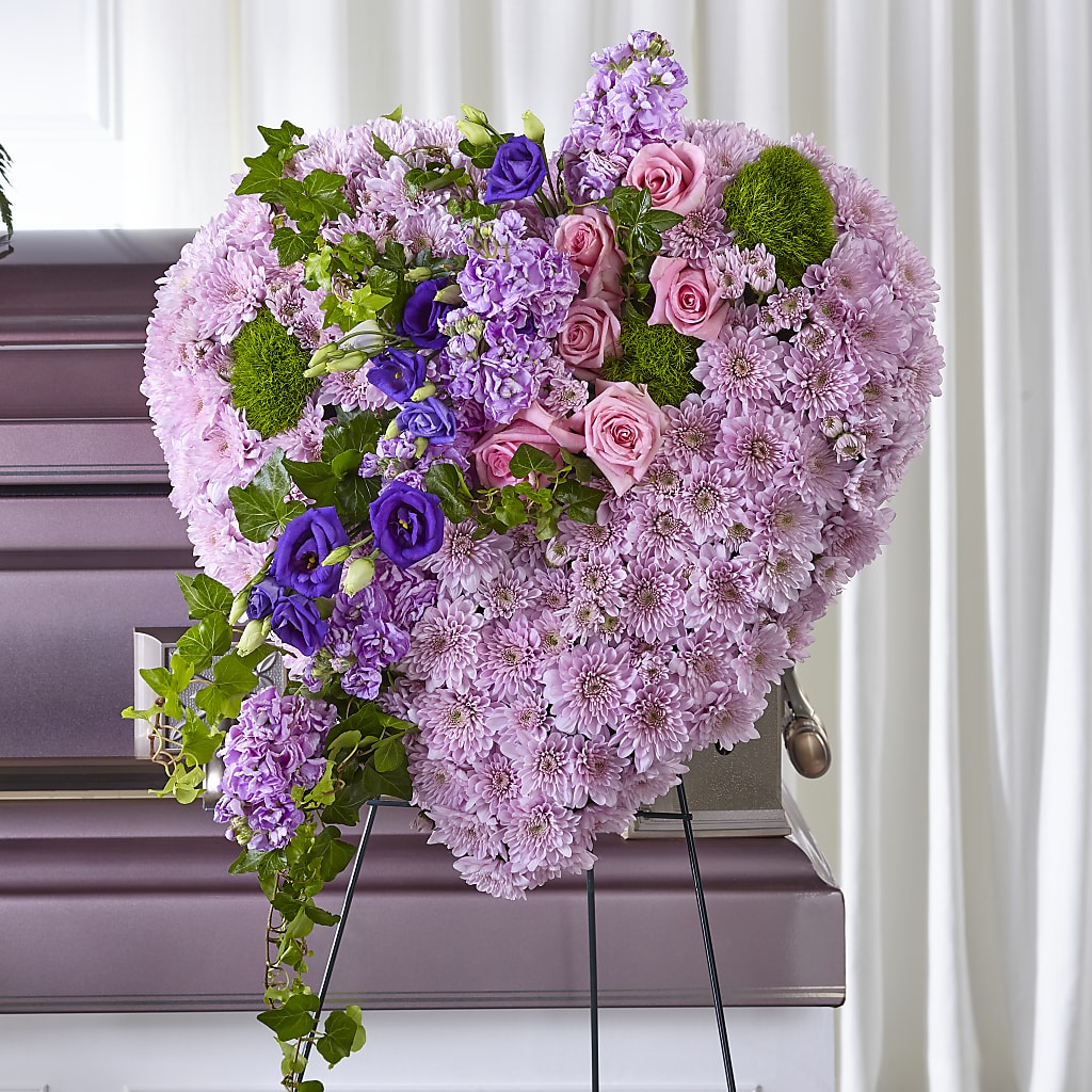 Treasured Love Standing Heart – Golden Gate Flowers, Naples FL
