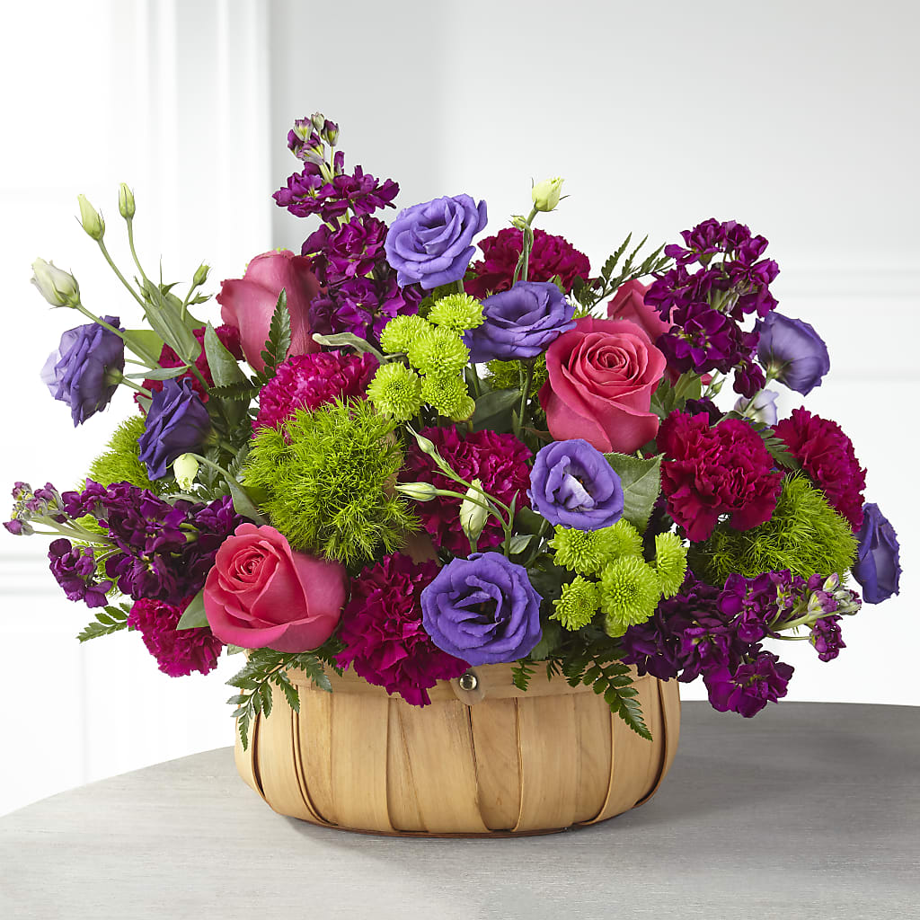 Serene Sanctuary Basket – Golden Gate Flowers, Naples FL