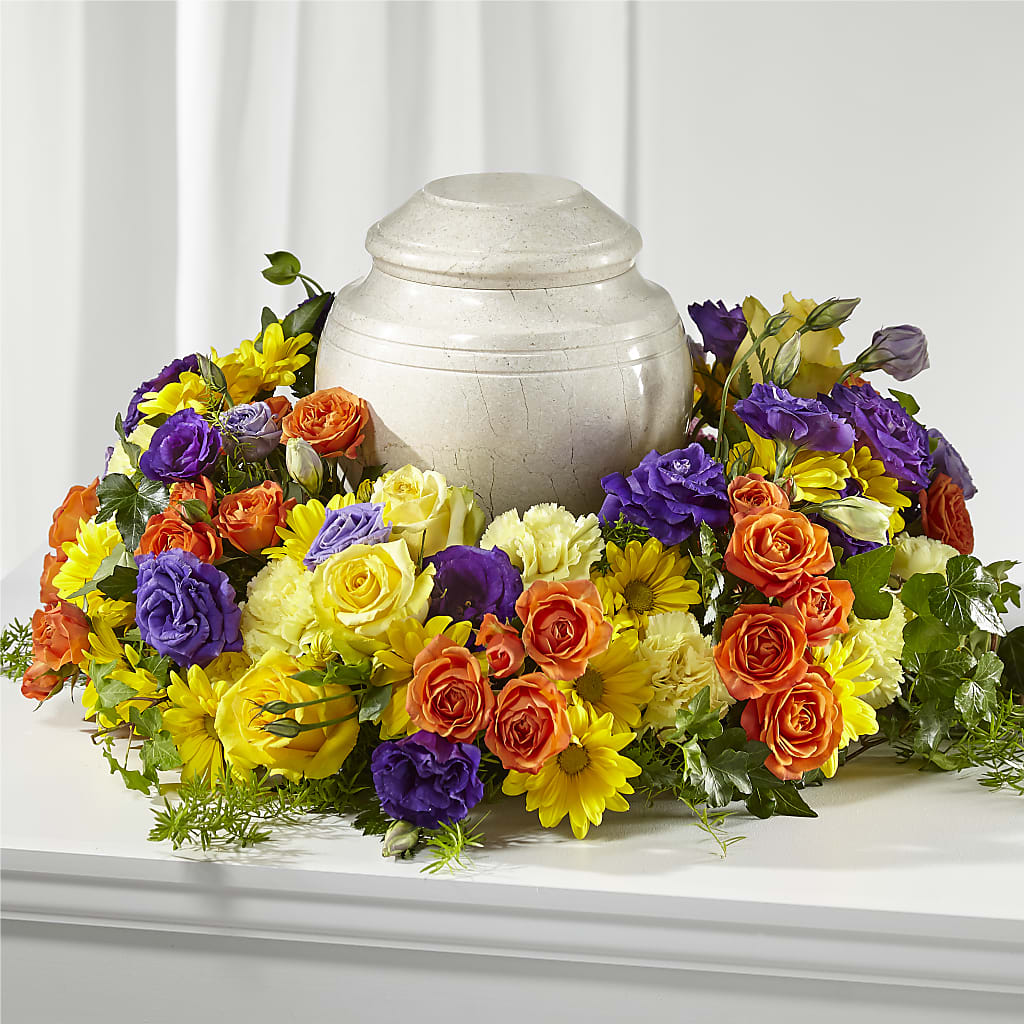 Blossoms of Remembrance Cremation Adornment – Golden Gate Flowers, Naples FL