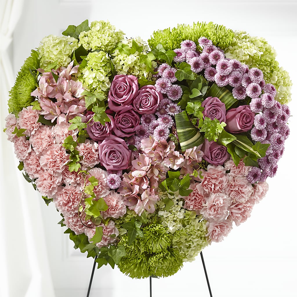 Heartwarming Standing Heart – Golden Gate Flowers, Naples FL