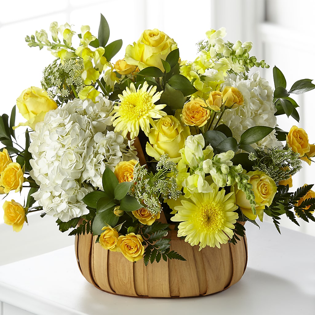 Rustic Remembrance Basket – Golden Gate Flowers, Naples FL