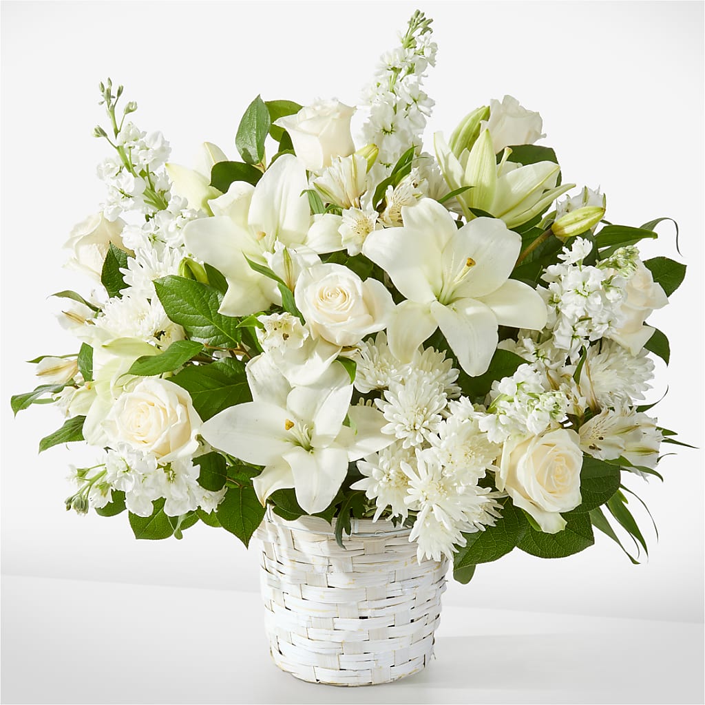 Peaceful Reflections Arrangement – Golden Gate Flowers, Naples FL