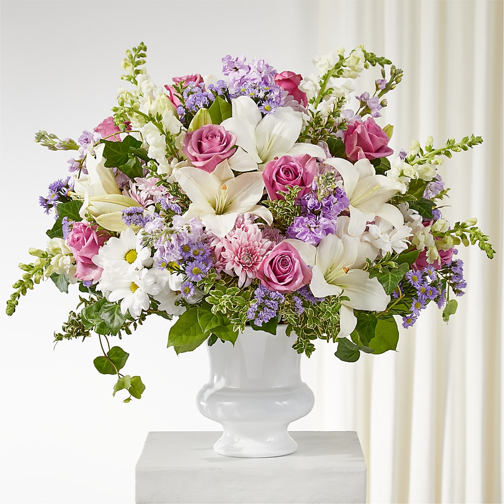 Remarkable Life Urn Arrangement – Golden Gate Flowers, Naples FL