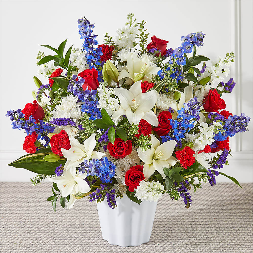 Consoled Floor Basket – Golden Gate Flowers, Naples FL