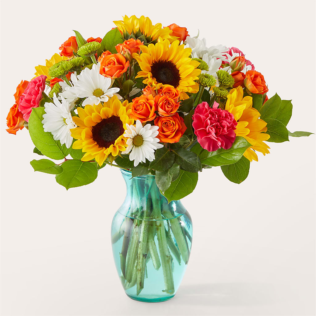 Sun-drenched Blooms Bouquet – Golden Gate Flowers, Naples FL