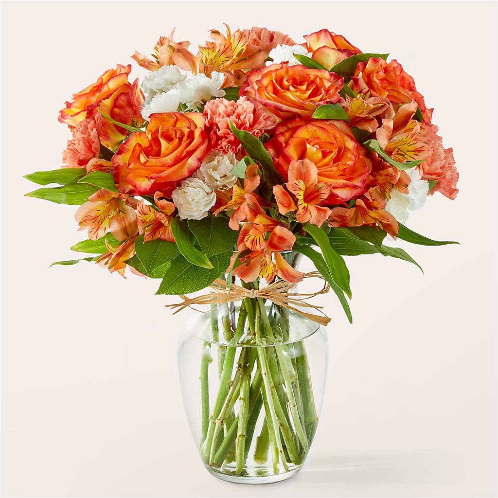 Apricot Glow Bouquet – Golden Gate Flowers, Naples FL