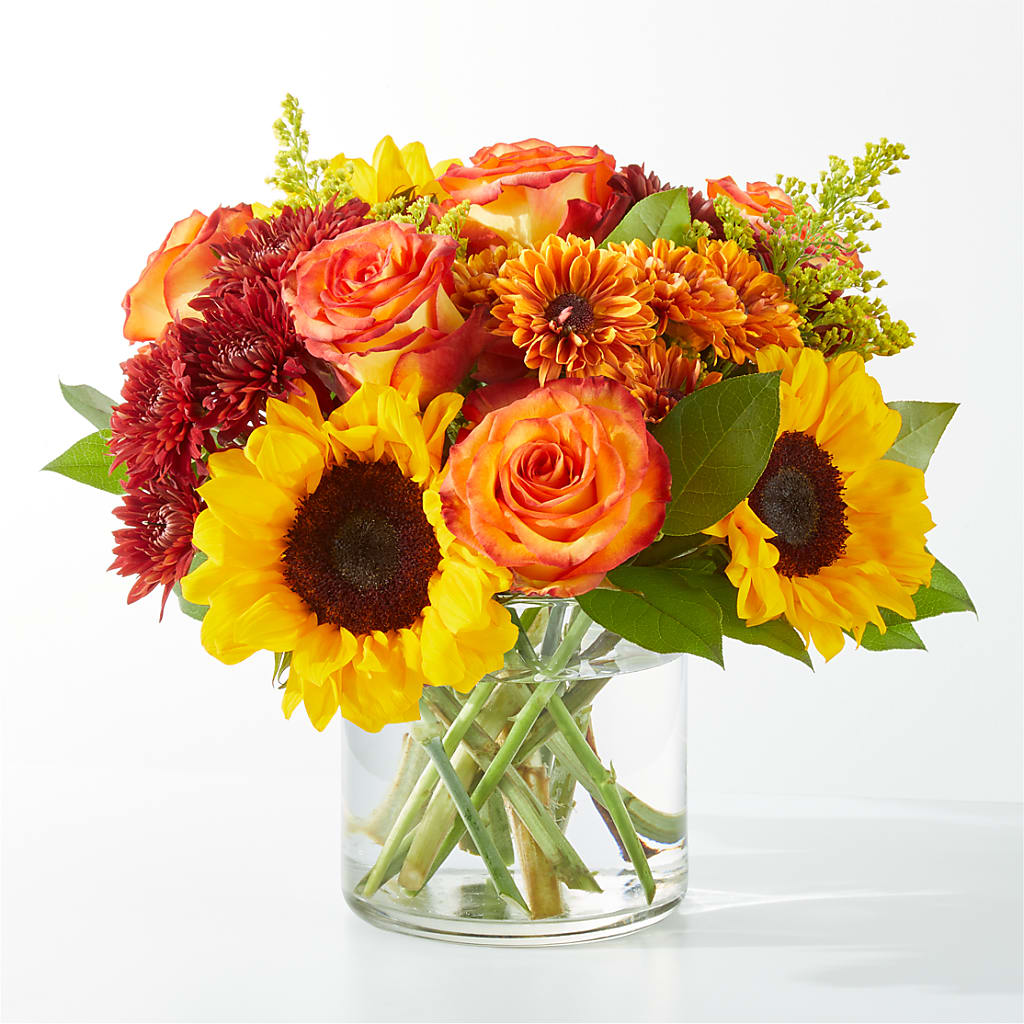 Flannel Scarf Bouquet – Golden Gate Flowers, Naples FL