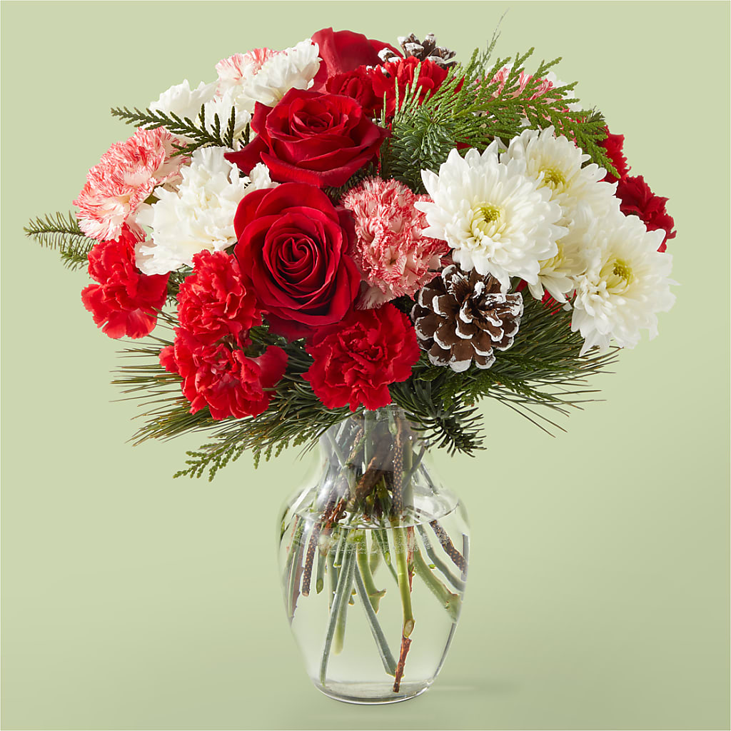 Candy Cane Lane Bouquet – Golden Gate Flowers, Naples FL