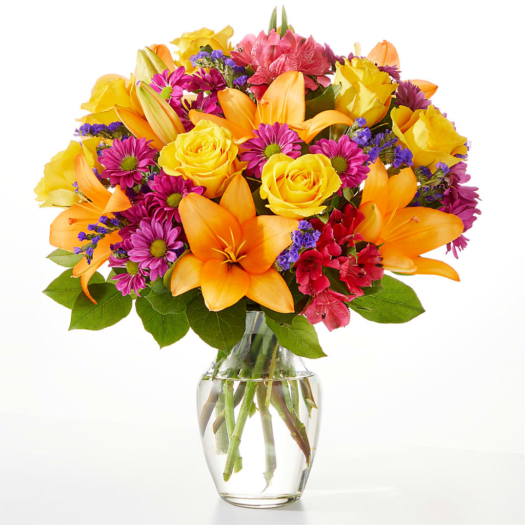 Colorful Visions Bouquet – Golden Gate Flowers, Naples FL