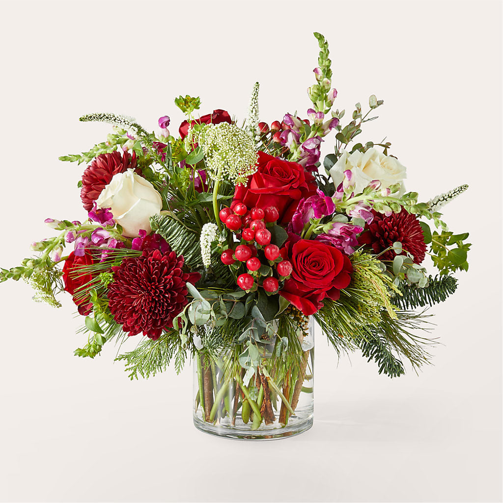 Cranberry Fizz Bouquet – Golden Gate Flowers, Naples FL