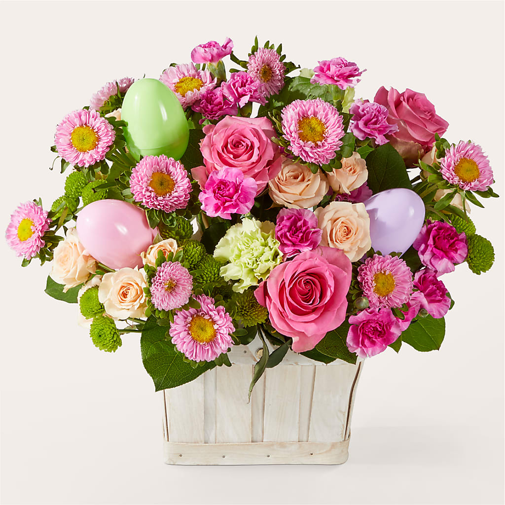 Get Eggcited Basket – Golden Gate Flowers, Naples FL