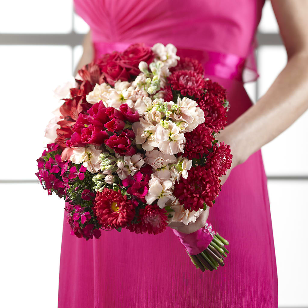 Pink Effervescence Bouquet – Golden Gate Flowers, Naples FL