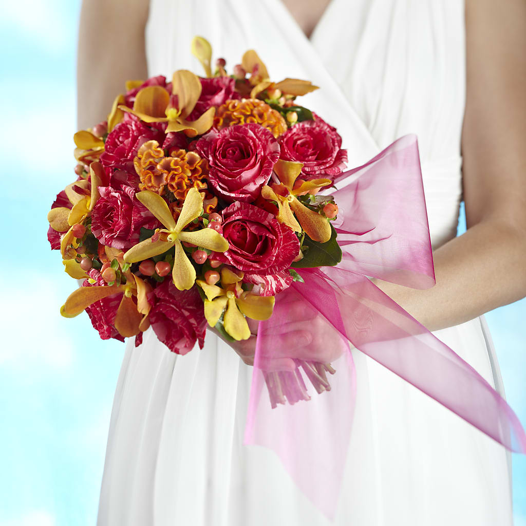 Brilliant Shades of Love Bouquet – Golden Gate Flowers, Naples FL