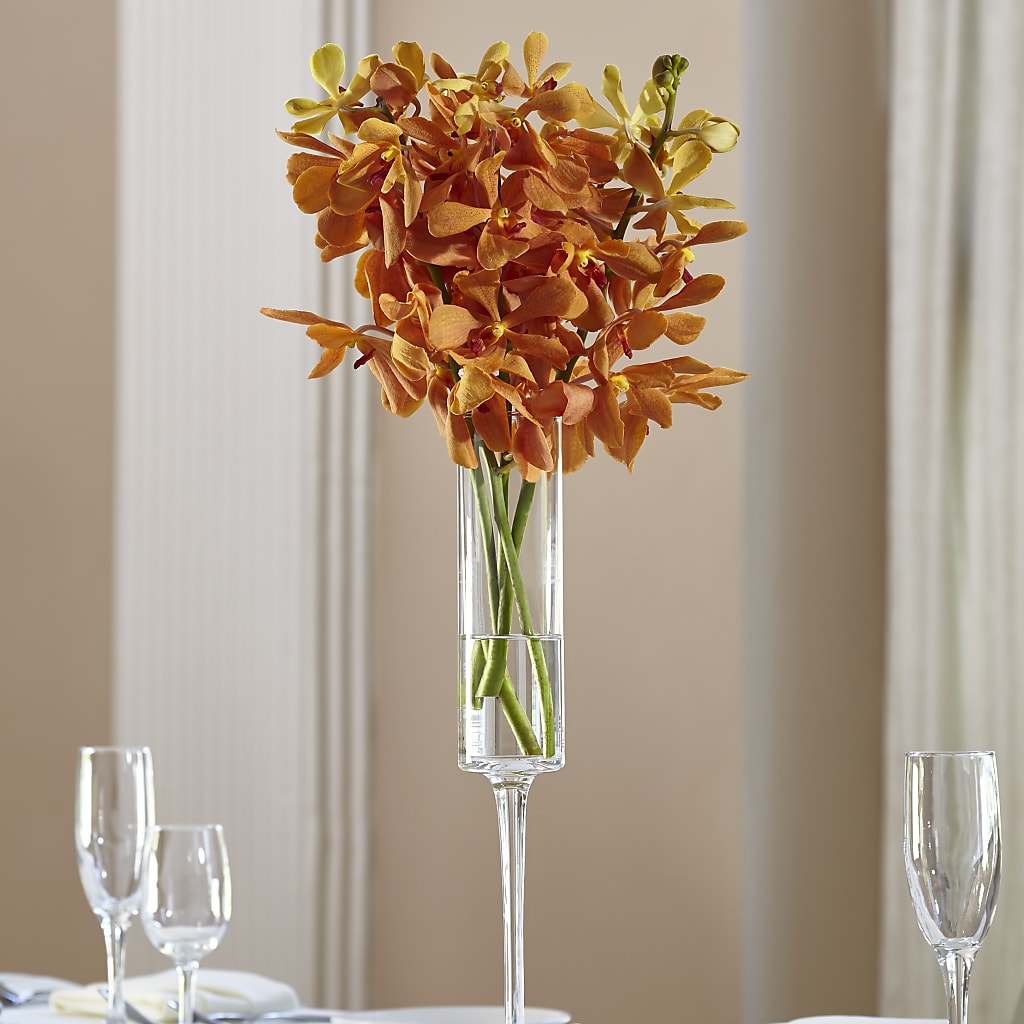 Orange Mokara Bouquet – Golden Gate Flowers, Naples FL