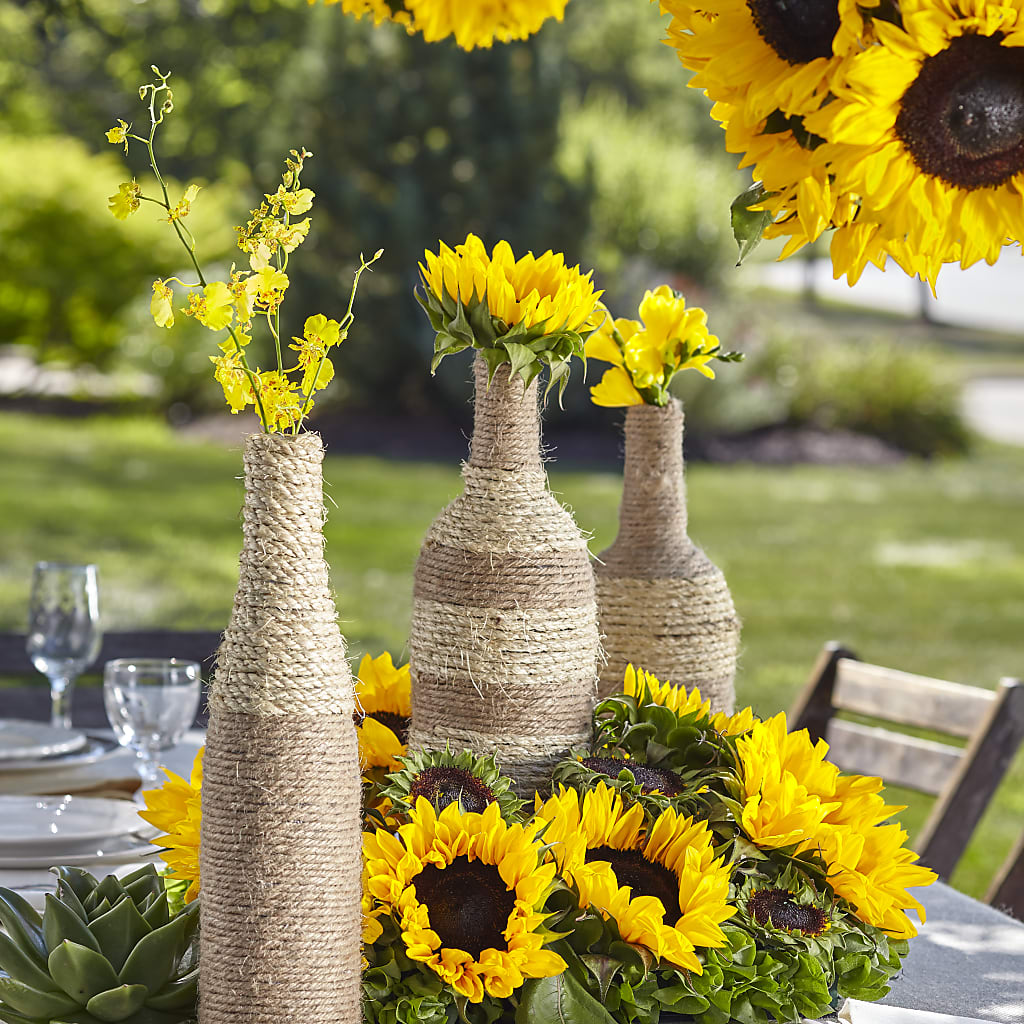 Sublime Garden Centerpiece – Golden Gate Flowers, Naples FL