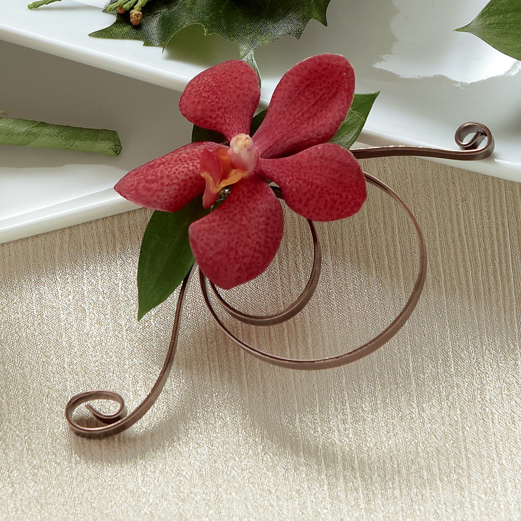 Red Mokara Boutonniere – Golden Gate Flowers, Naples FL