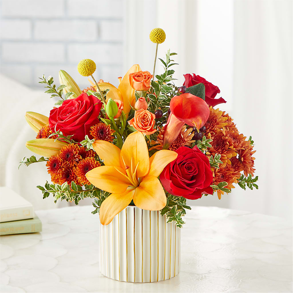 Scarlet Skies Bouquet –  Golden Gate Flowers, Naples FL
