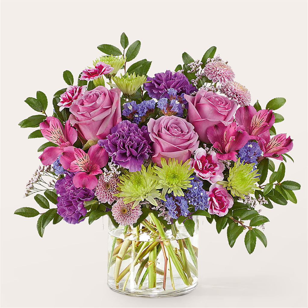 Glass Half Full Bouquet –  Golden Gate Flowers, Naples FL