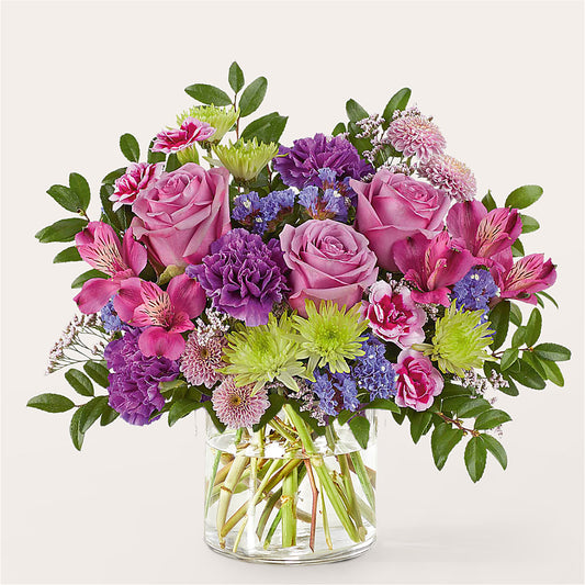Glass Half Full Bouquet –  Golden Gate Flowers, Naples FL