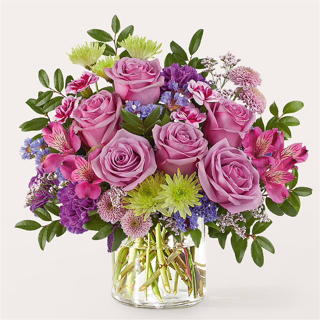 Glass Half Full Bouquet –  Golden Gate Flowers, Naples FL