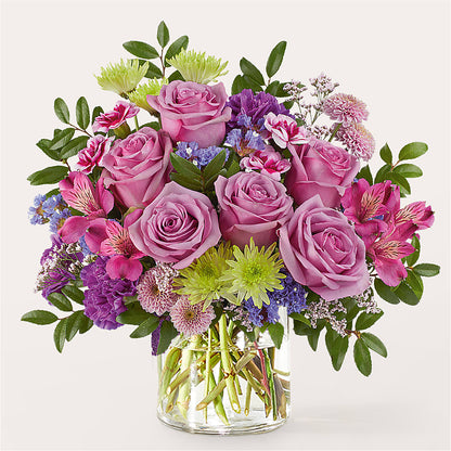 Glass Half Full Bouquet –  Golden Gate Flowers, Naples FL