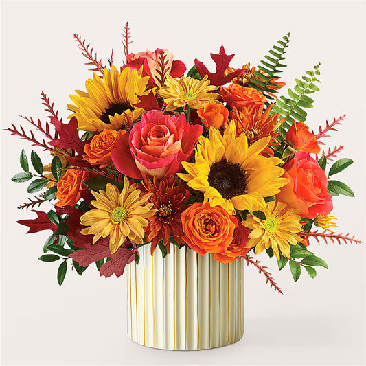 Fall Campfire Bouquet –  Golden Gate Flowers, Naples FL