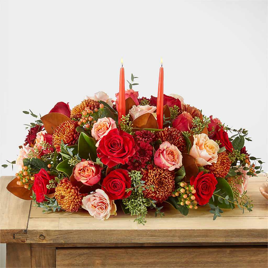 Gather Near Centerpiece –  Golden Gate Flowers, Naples FL