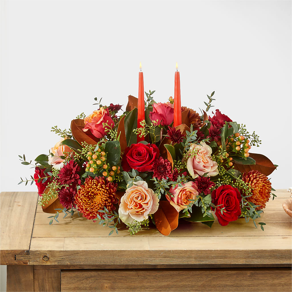 Gather Near Centerpiece –  Golden Gate Flowers, Naples FL